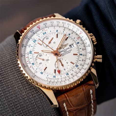 breitling navitimer rose gold bezel|breitling navitimer lowest price.